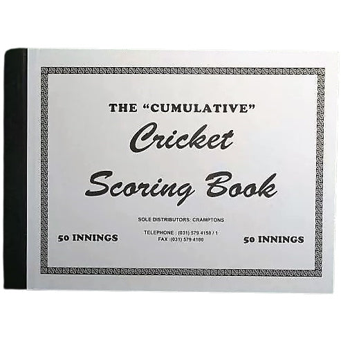Cricket Score Book - 50 Innings