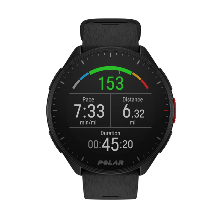 Polar Pacer GPS Multisport Watch - Black