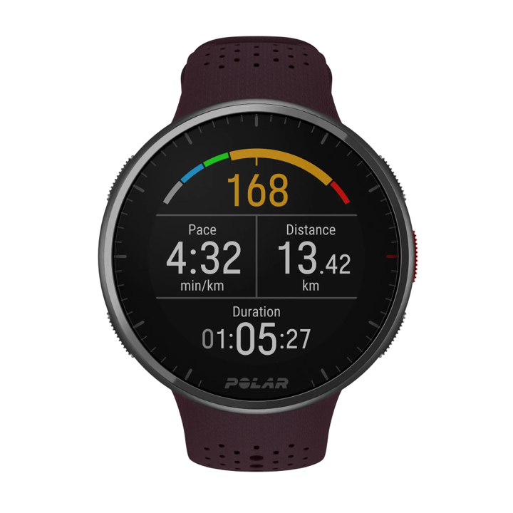 Polar Pacer Pro GPS Multisport Watch - Maroon